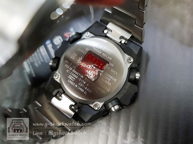 CASIO G-SHOCK นาฬิกาข้อมือ นาฬิกากันน้ำ นาฬิกาของแท้ ประกันศูนย์ CMG 1 ปี รุ่น GST-B400CD-1A