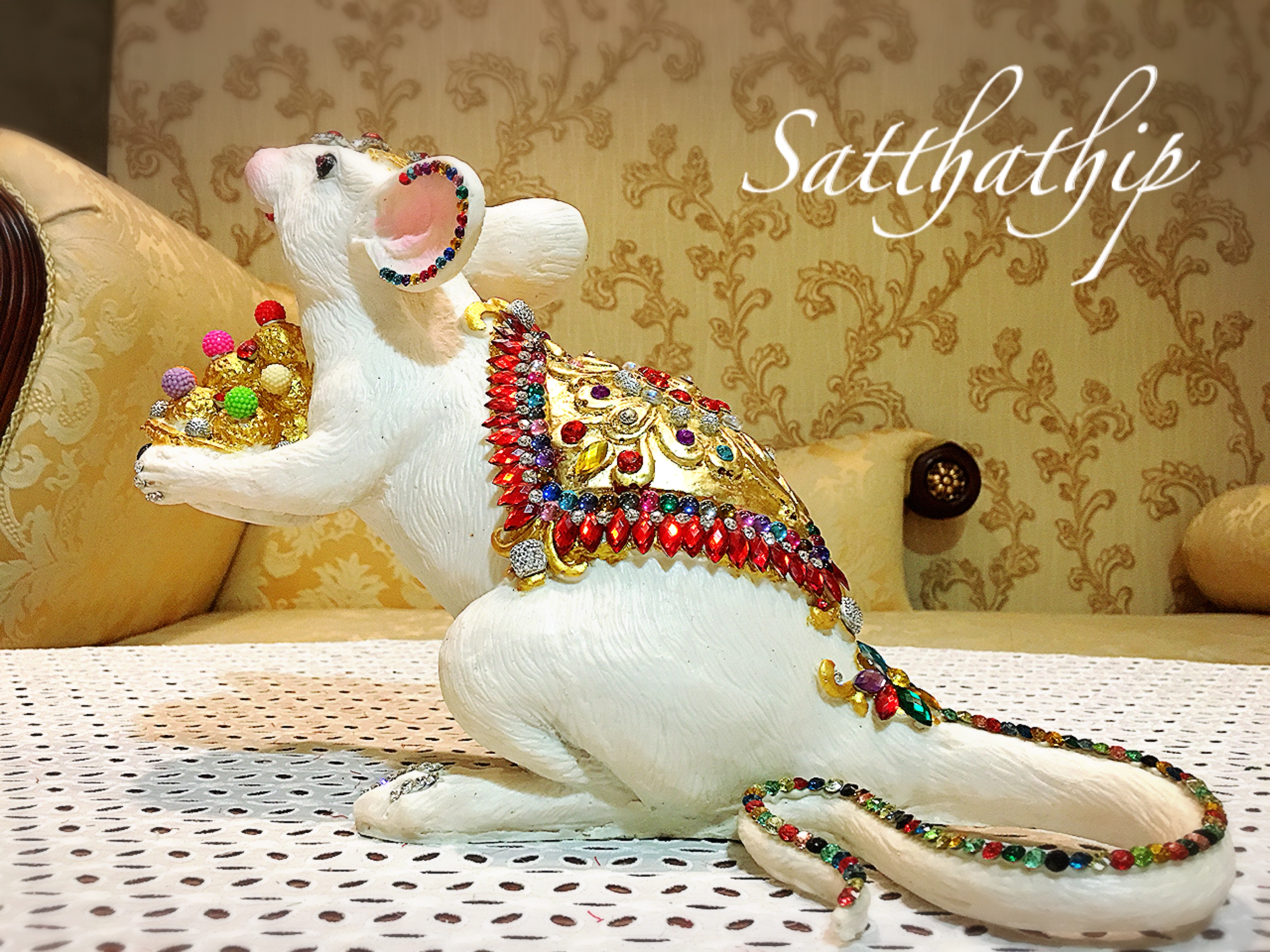 หนูมุสิกะ บริวารแห่งพระพิฆเนศ/ หนูเรซิ่น ถวายพระพิฆเนศ แต่งองค์ - Ganesha: Lord of Success