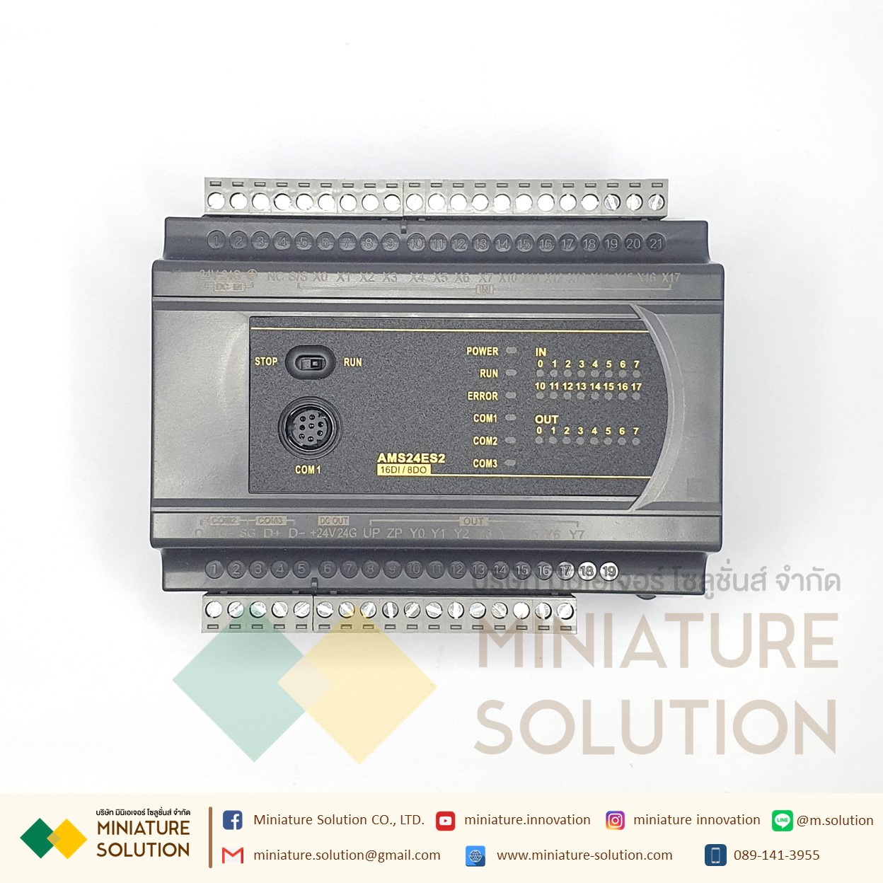 LE-DVP PLC Programmable Controller Support Software Delta 24VDC (additional power supply) [Delta] DVP-Series Transistors