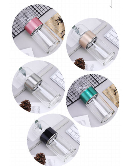 แก้วน้ำ,แก้วใส,แก้วชงชา,ขวดน้ำพร้อมที่กรองชา,380ml