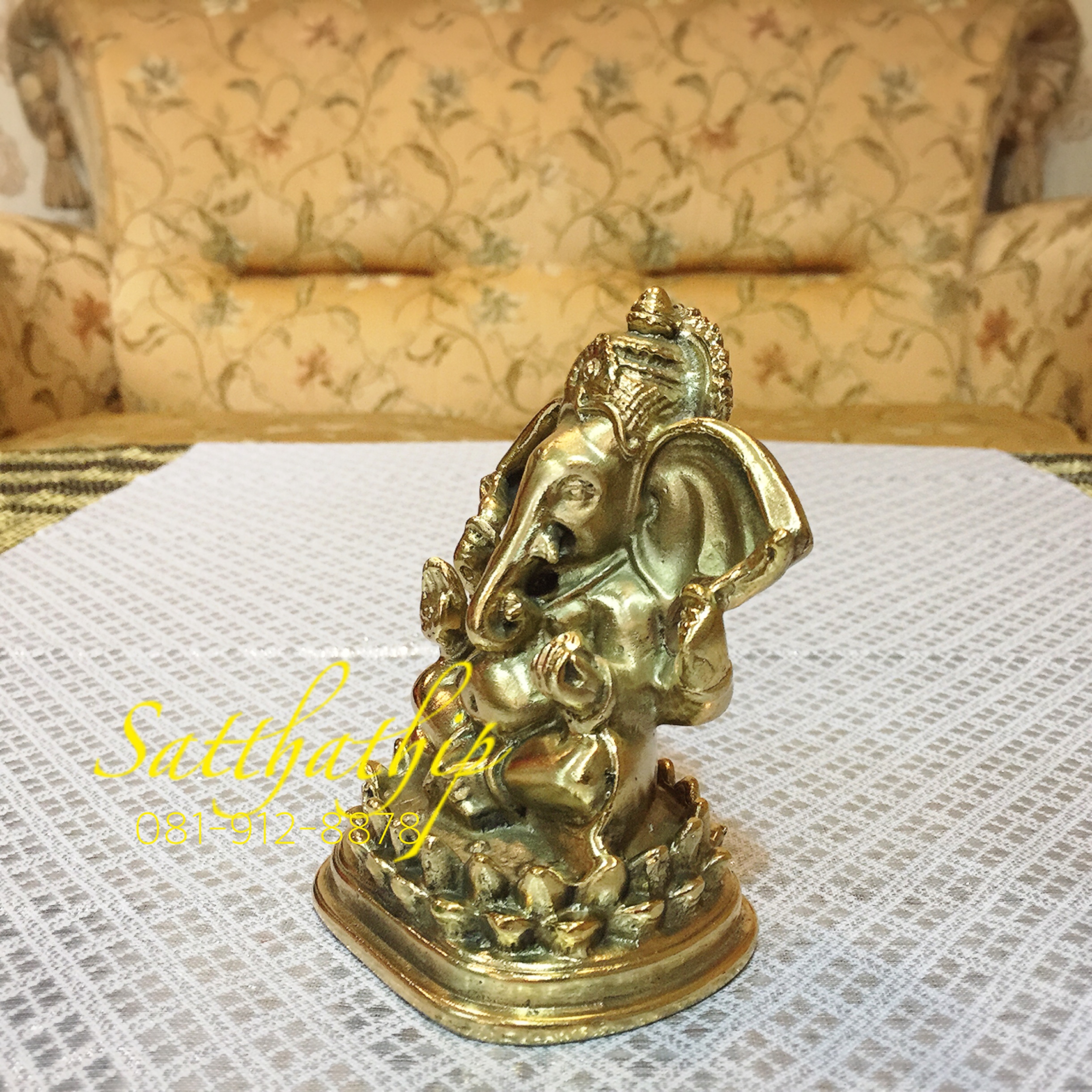 พระพิฆเณศ ปางสัมปทายะคเณศ (ทองเหลือง) - Ganesha: Lord of Success