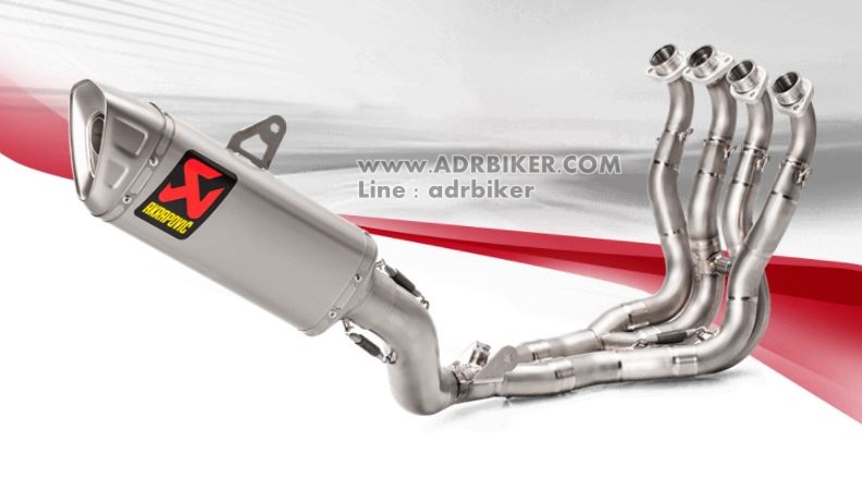 ท่อ Akrapovic Full Evo titanium สำหรับ GSXR1000 2017ขึ้นไป (For Exhibition only)