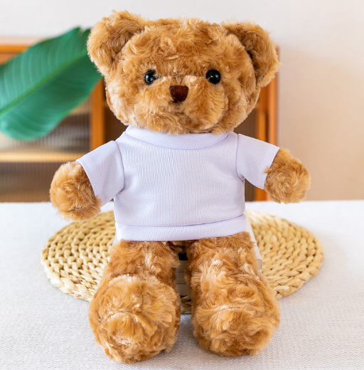 รับผลิต,ตุ๊กตาน้องหมี,ตุ๊กตาพร้อมมีใส่เสื้อ,ตุ๊กตาหมีสกรีนโลโก้,ตุ๊กตาหมีของขวัญ,โรงงานผลิตตุ๊กตาหมี,ของขวัญ,ของแจก,30cm,ราคาถูก