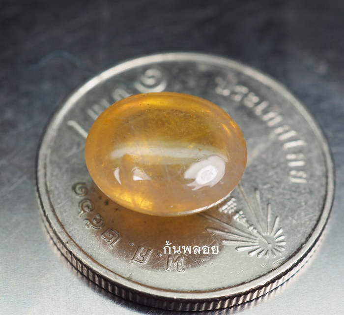 บุษราคัมอัฟริกาหลังเบี้ย 4.75 กะรัต