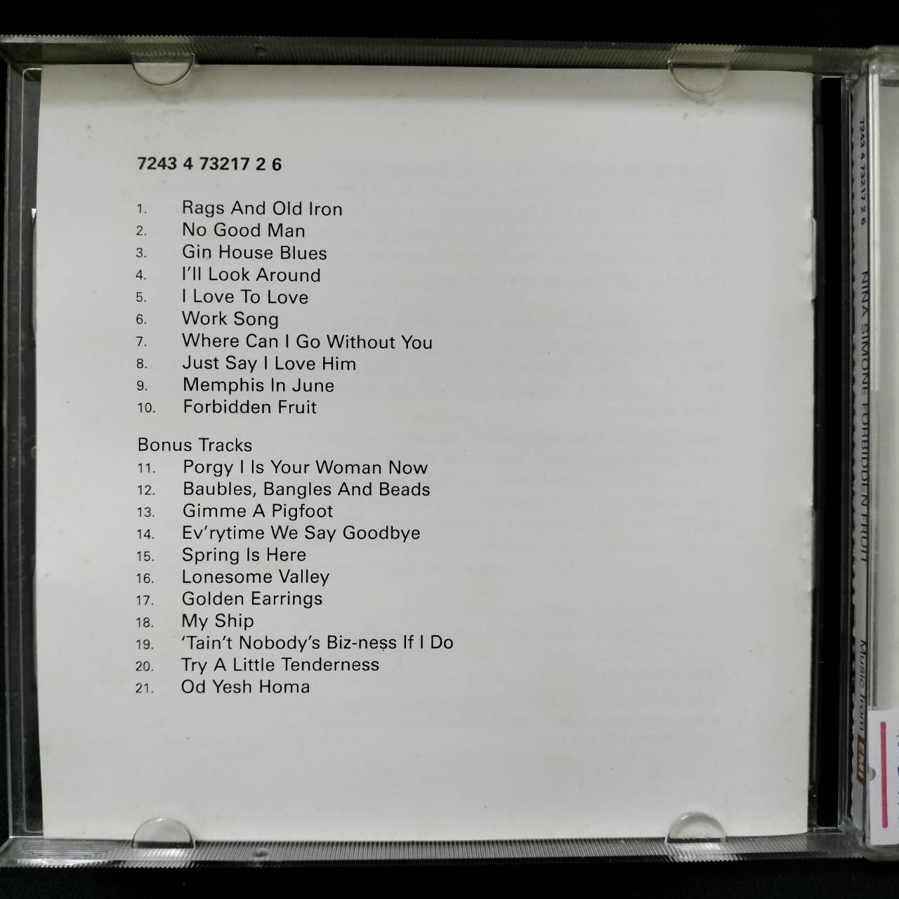 Nina Simone – Forbidden Fruit / THAILAND / แผ่นดี