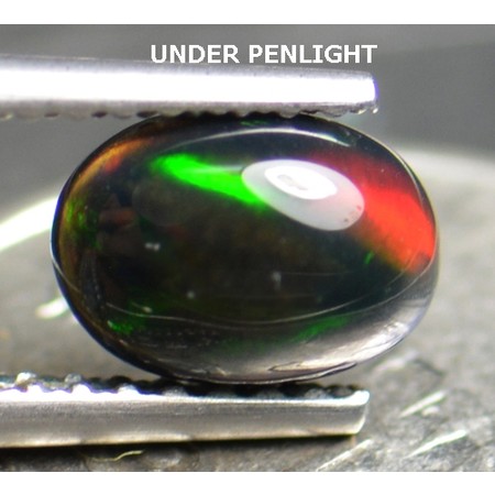 แบล็คโอปอลหลากสี (Opal) 0.60 กะรัต