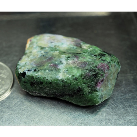 พลอยทับทิมซอยไซต์ (Ruby in Zoisite ) 166.45 กะรัต