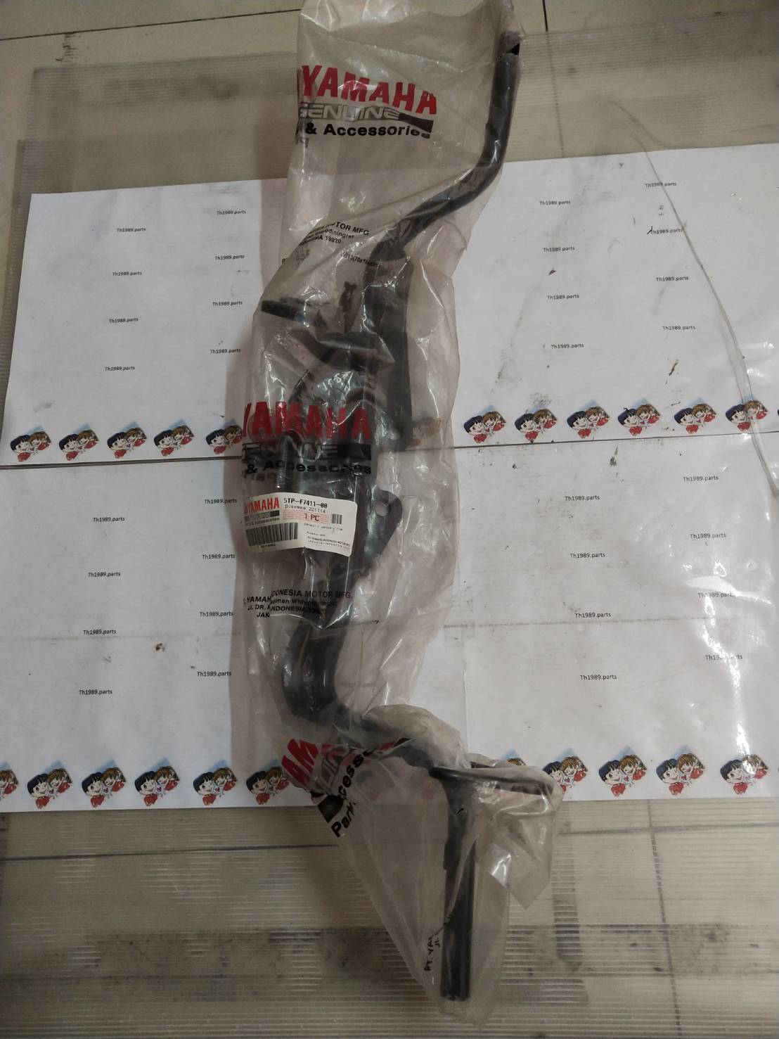 5TP-F7411-00 เหล็กพักเท้ากลาง SPARK Z อะไหล่แท้ YAMAHA