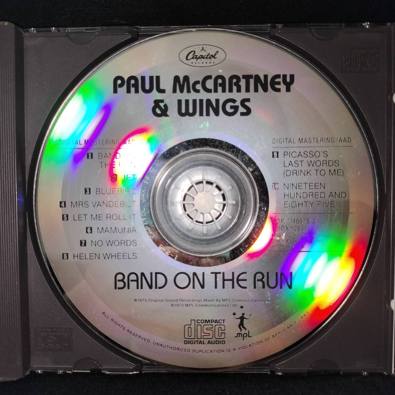 Paul McCartney And Wings – Band On The Run / USA / มีรอยบ้าง