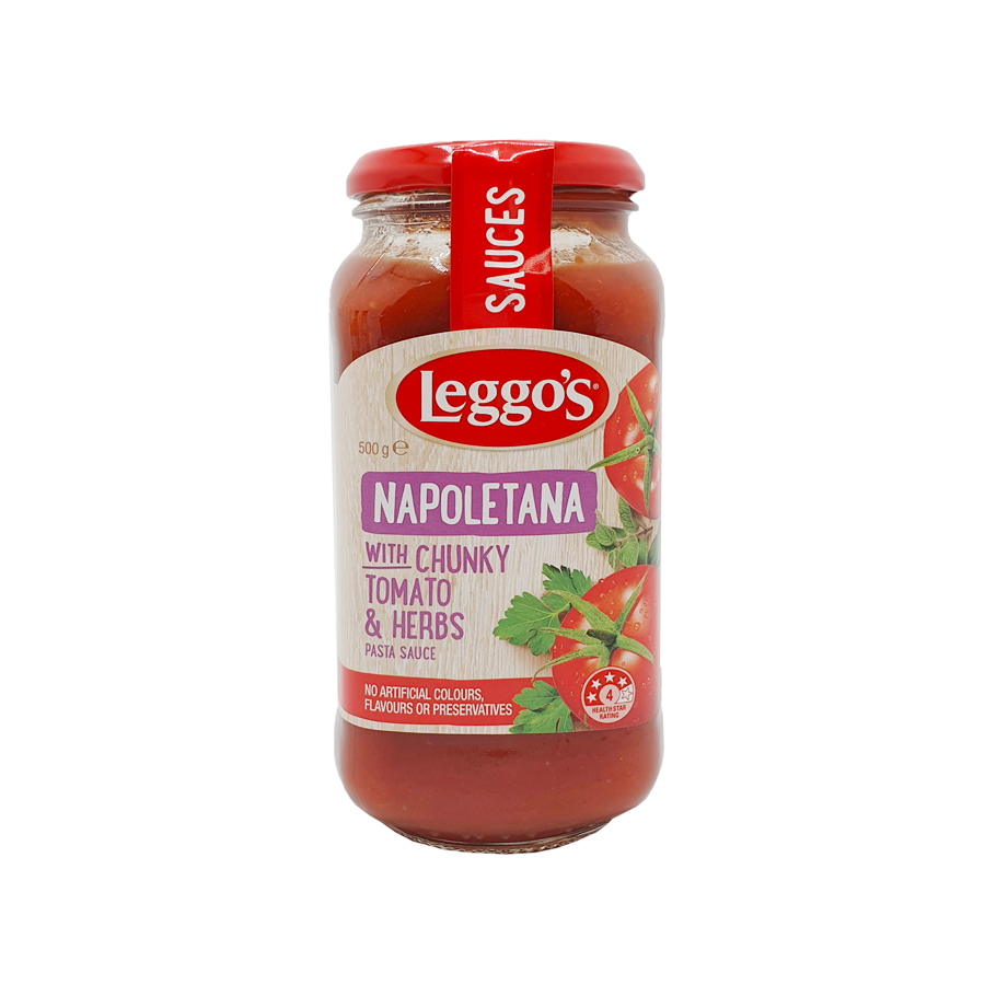Leggo's Napoletana Pasta Sauce เล็กโกส์นาโปเลตานา 500 g. (05-8191)