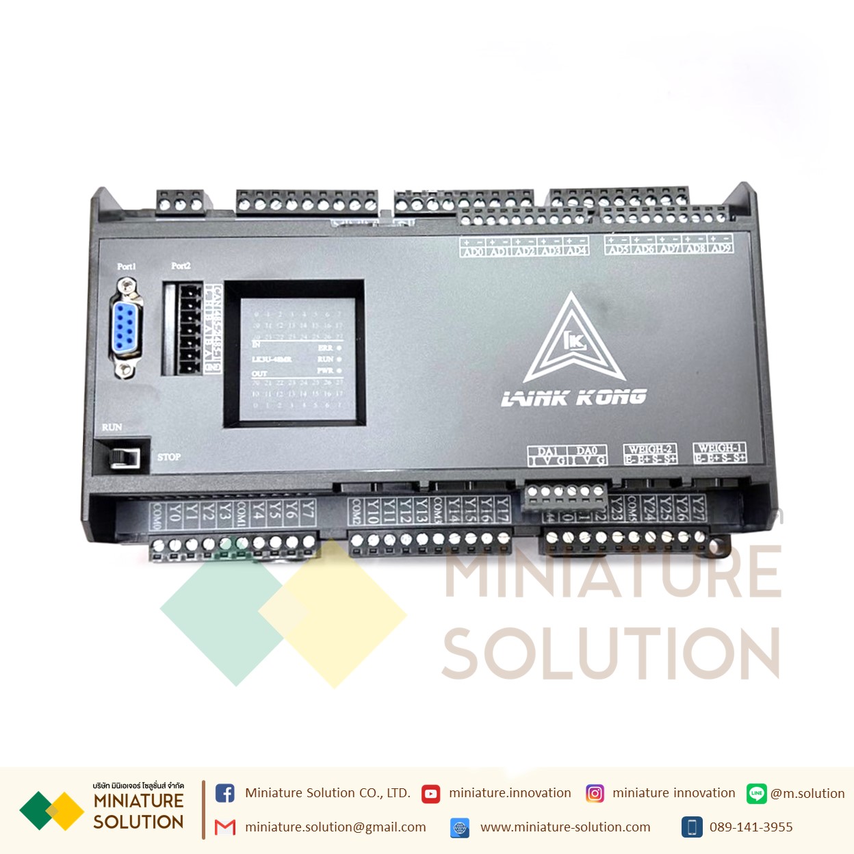 PLC LK3U-48MR-10AD-2DA MITSU GXWork