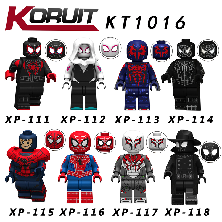 เลโก้จีน XP 111-118 (KT1016) ชุด Super Heroes (สินค้ามือ 1 ไม่มีกล่อง)