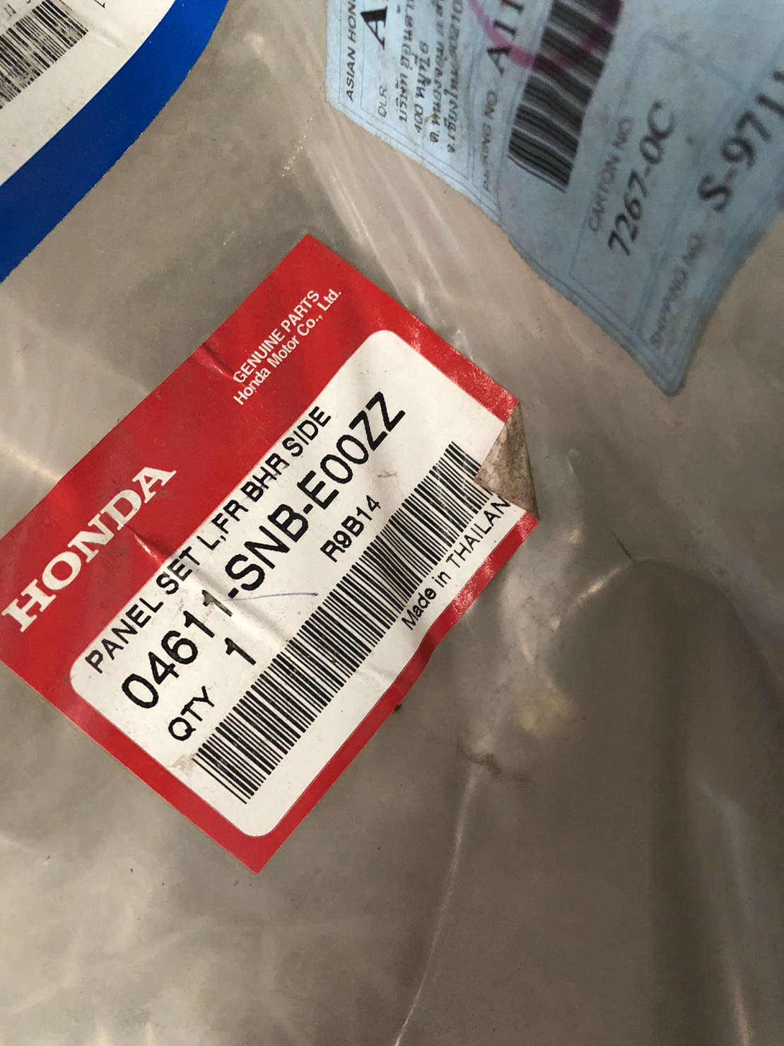 เหล็กยึดโครงกันชนหน้า L Honda Civic 2006