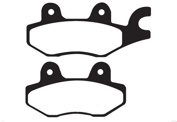 ผ้าเบรค Nexzter ปั้มหลัง สำหรับ Ninja250-300, Z250-300