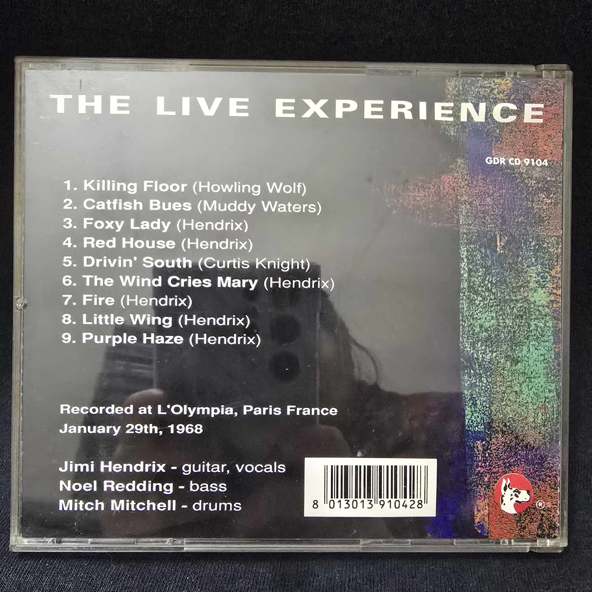 Jimi Hendrix – Black Devil / ITALY / ฝั่งสกรีนมีลอกนิดหน่อย / มีรอยบ้าง