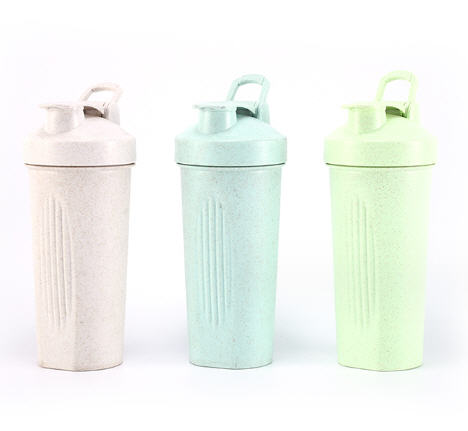 กระบอกเชค,แก้วเชคฟางข้าวสาลี,600ml