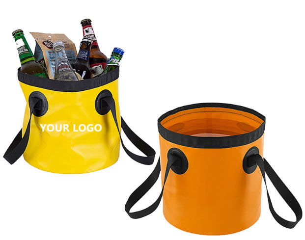 ถังน้ำพับได้พีวีซี,ถังน้ำPVC,ถังใส่น้ำพีวีซี,ถังอเนกประสงค์,ขนาด12L,20L,สกรีนโลโก้