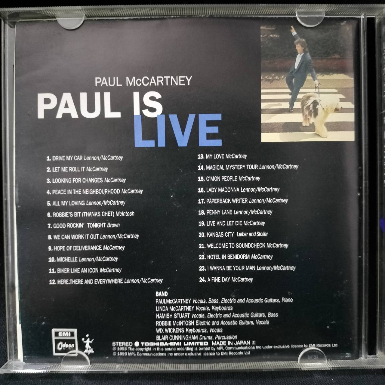 Paul McCartney – Paul Is Live / JAPAN / มีรอยบ้าง