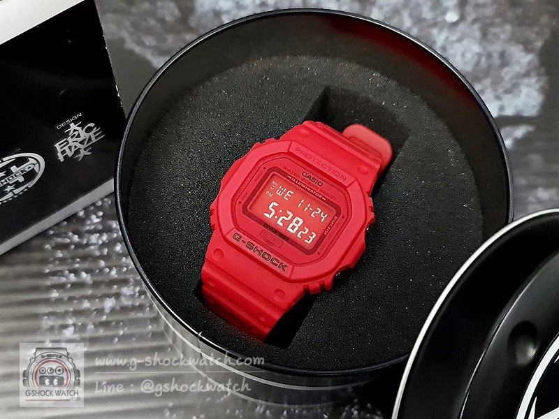 CASIO G-SHOCK นาฬิกาข้อมือ นาฬิกากันน้ำ นาฬิกาของแท้ ประกันศูนย์ CMG 1 ปี รุ่น DW-5635C-4D