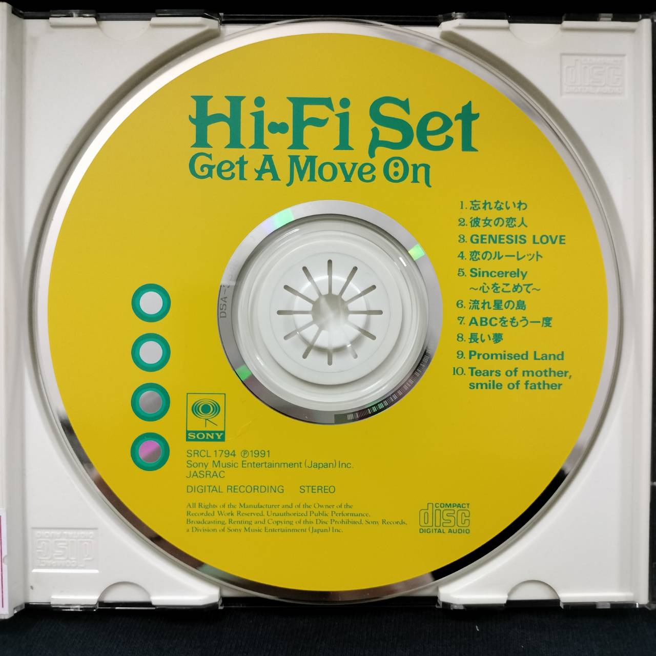 Hi-Fi Set – Get A Move On / JAPAN / แผ่นดี