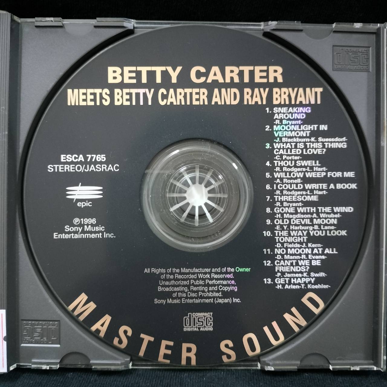 Betty Carter And Ray Bryant – Meet Betty Carter And Ray Bryant / JAPAN / ปกในมีจุดเหลือง / แผ่นดี