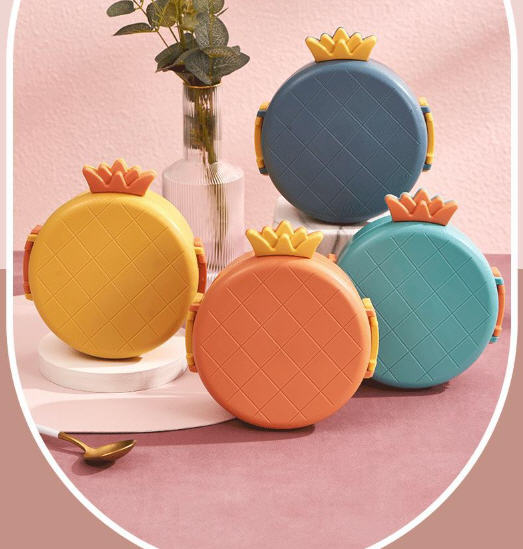 กล่องใส่อาหารสแตนเลส,กล่องสแตนเลสรูปสับปะรด