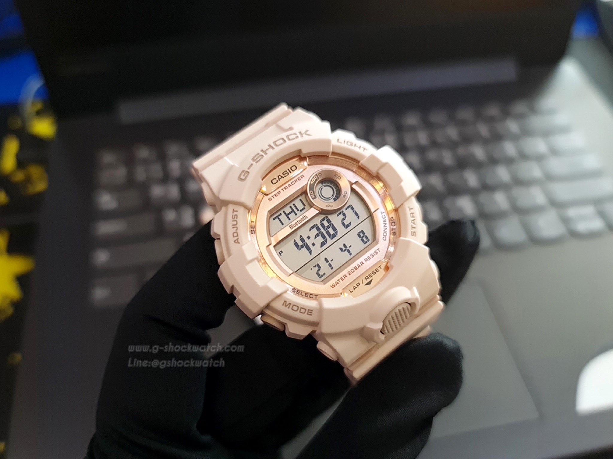 CASIO G-SHOCK นาฬิกาข้อมือ นาฬิกากันน้ำ นาฬิกาของแท้ ประกันศูนย์ CMG 1 ปี รุ่น GMD-B800-4D