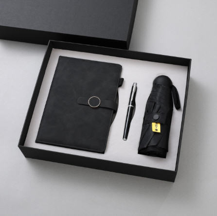 ชุดของขวัญปีใหม่,ชุดสมุด+ปากกา+ร่ม,ของขวัญปีใหม่สกรีนโลโก้