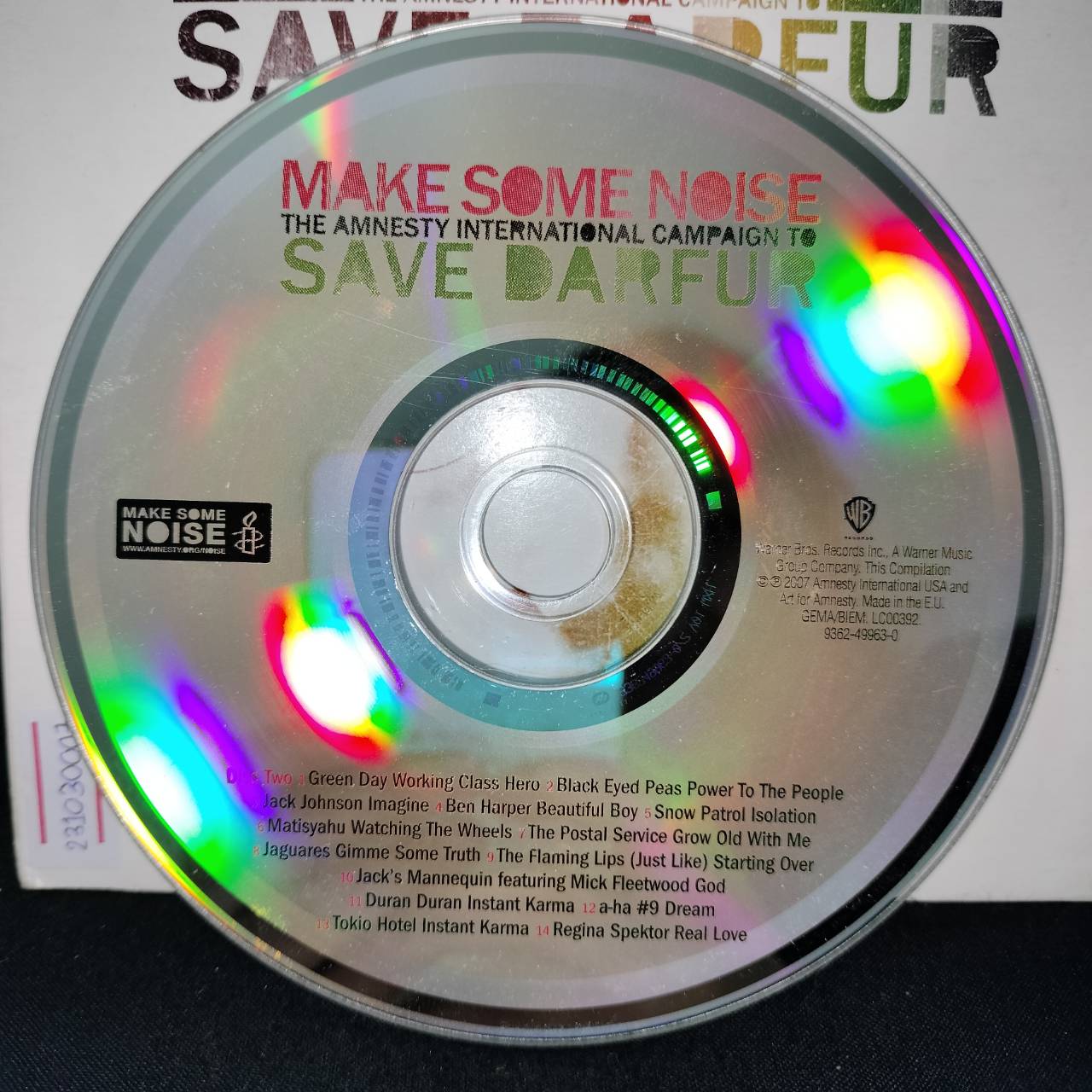 Various – Make Some Noise: The Amnesty International Campaign To Save Darfur / EU / 2CD / แผ่นดี