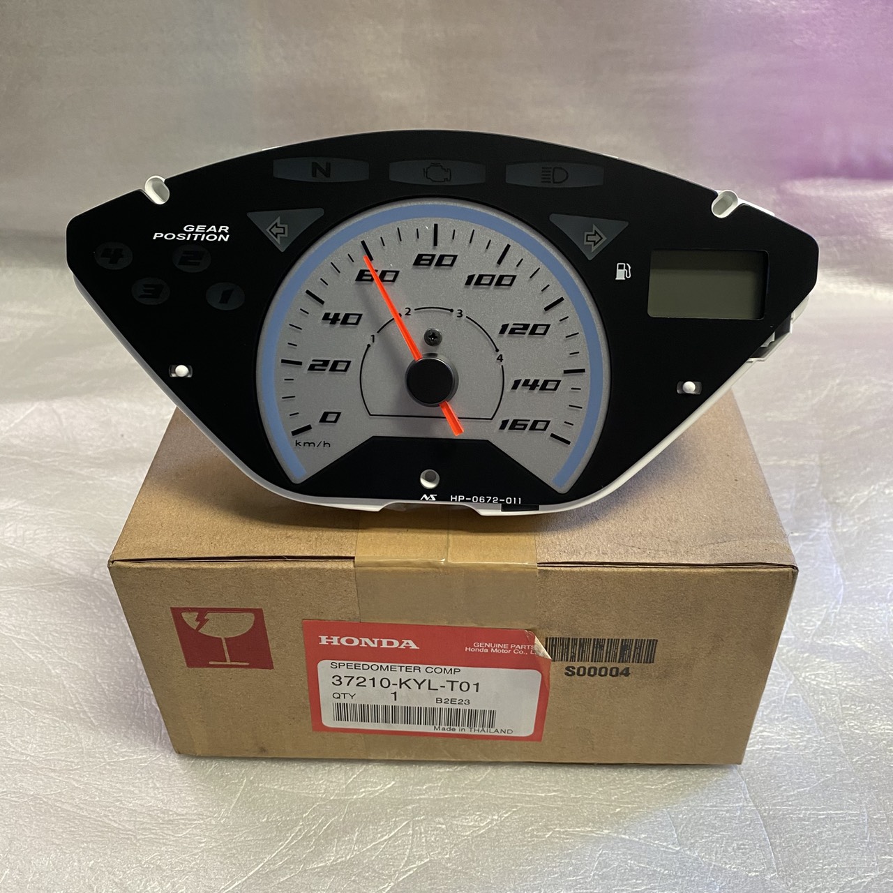 มาตรวัดความเร็วทั้งชุด สำหรับรุ่น WAVE125I MC อะไหล่แท้ HONDA 37210-KYL-T01