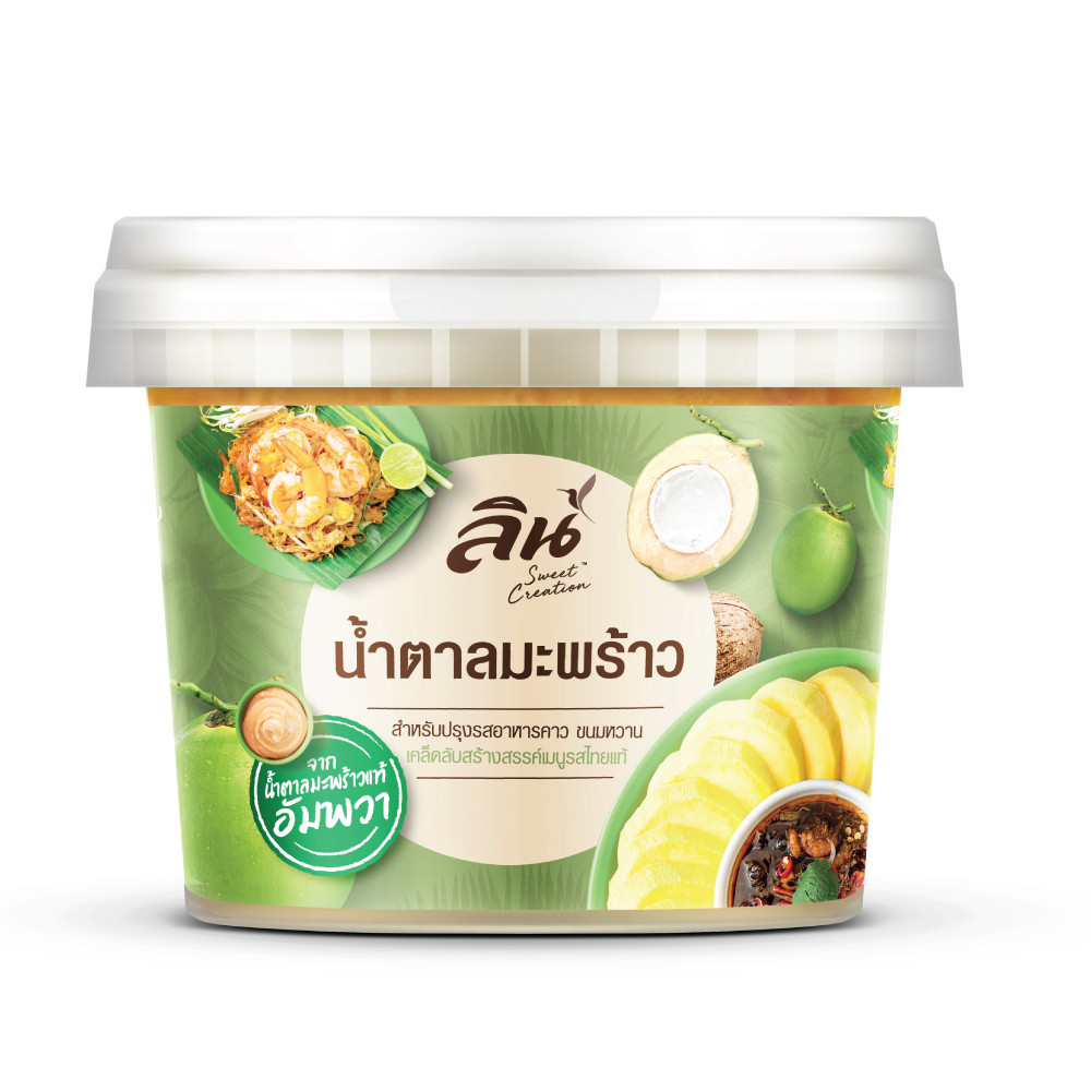น้ำตาลมะพร้าว ตราลิน Lin Coconut Sugar 650 g. (03-0115)