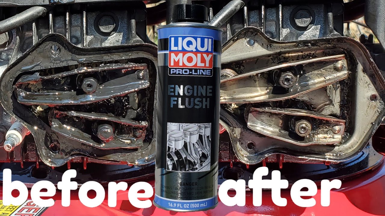 น้ำยาล้างเครื่อง Liquimoly สำหรับล้างเครื่อง ก่อนเปลี่ยนน้ำมันเครื่อง