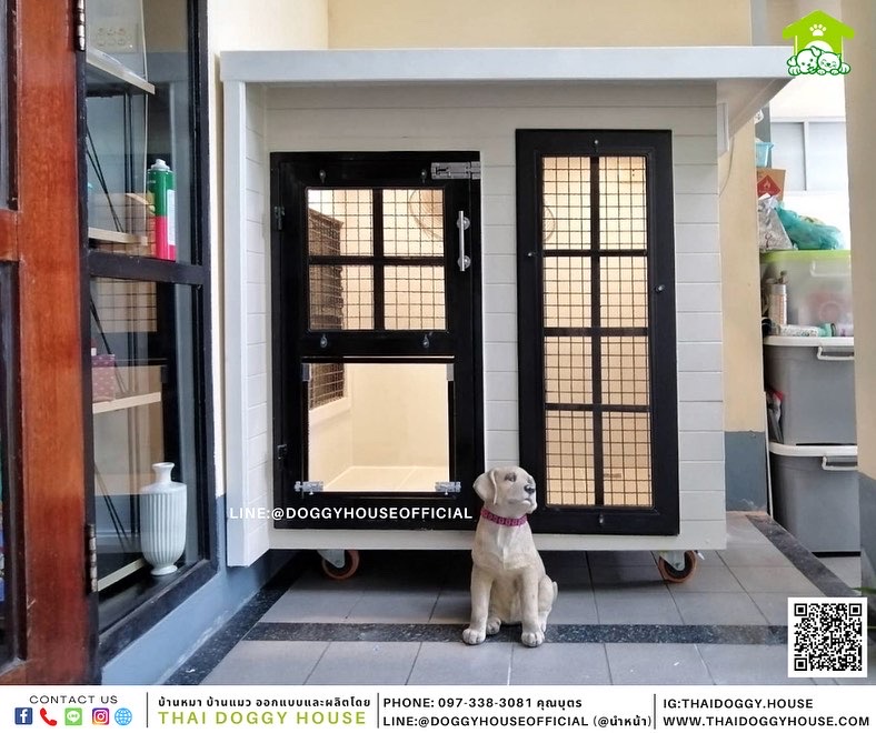 บ้านหมา แบบบ้าน Box style