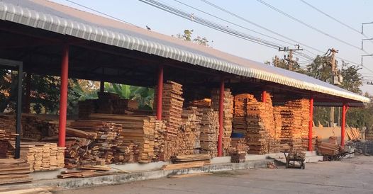 ( รหัส A1 ) ศาลา บาหลี ไม้สัก แบบทาสีด้าน หลังนิว / ขนาด 2.00x2.00x3.00 เมตร