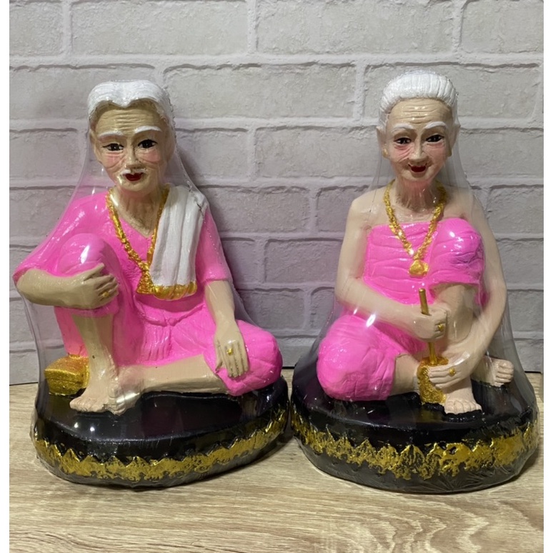 ตายาย ของตั้งศาลพระภูมิ ขนาดใหญ่ องค์พ่นสี สูง12นิ้ว ราคาต่อองค์นะคะ อ่านให้หมดค่ะ องค์ใหญ่