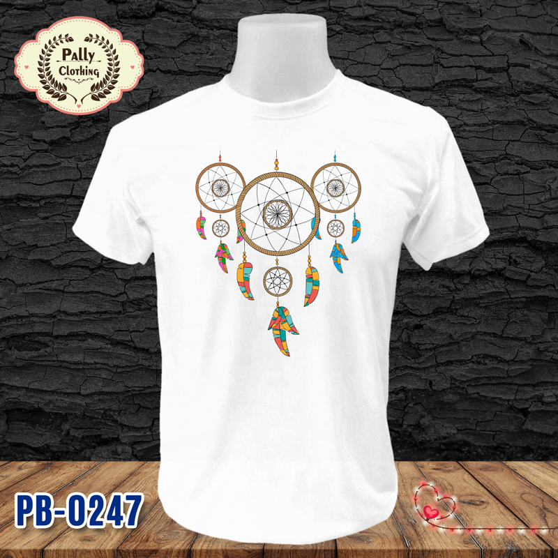 เสื้อยืดลายฮิป PB-0247 ลาย Dreamcatcher
