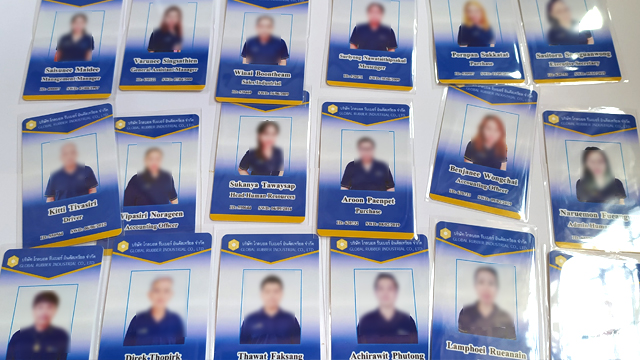 Pvc Card บัตรพนักงาน บัตรตำแหน่งบุคคล