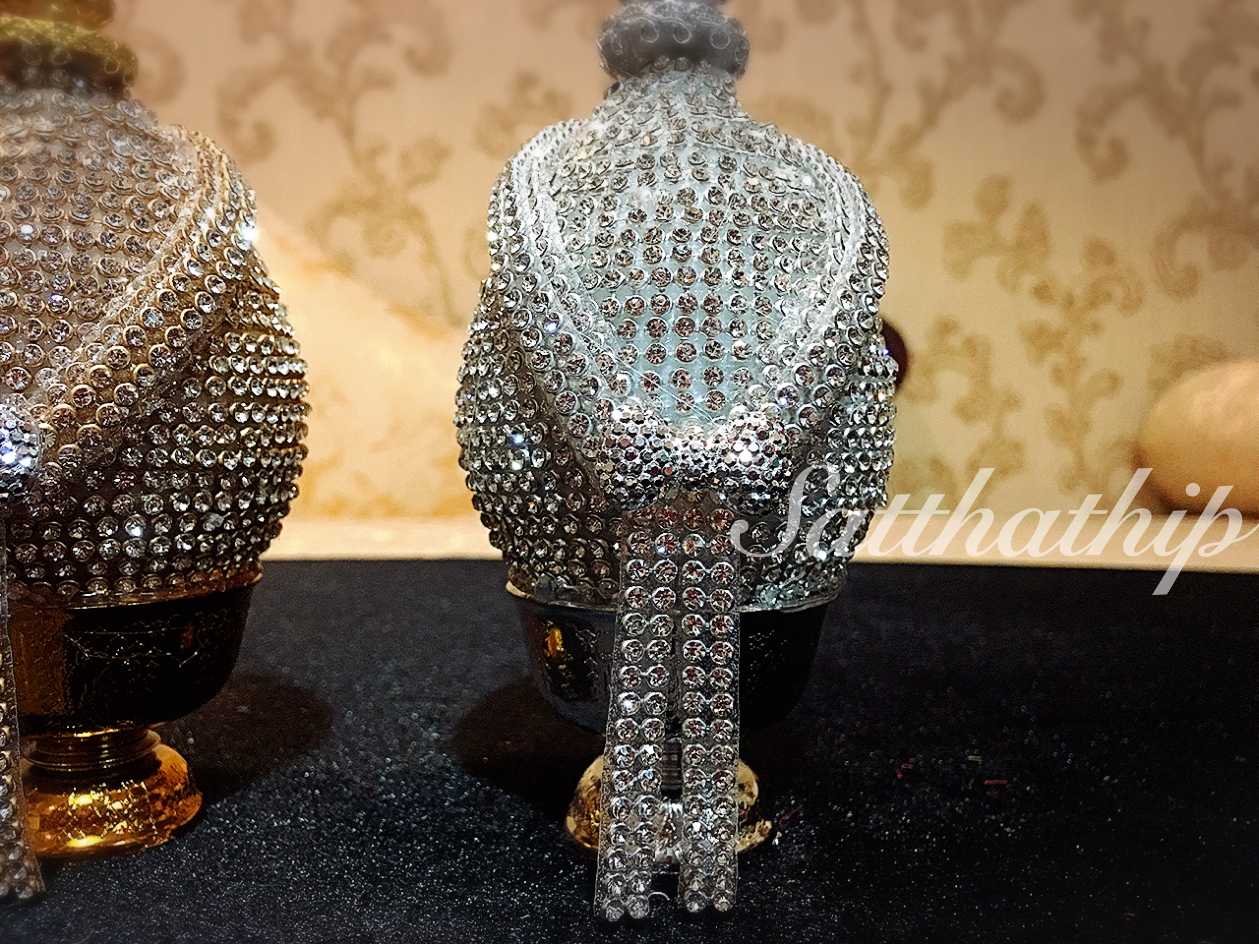 พานพุ่ม - พานพุ่มสักการะ - พานพุ่มเงินทอง - Phan bush