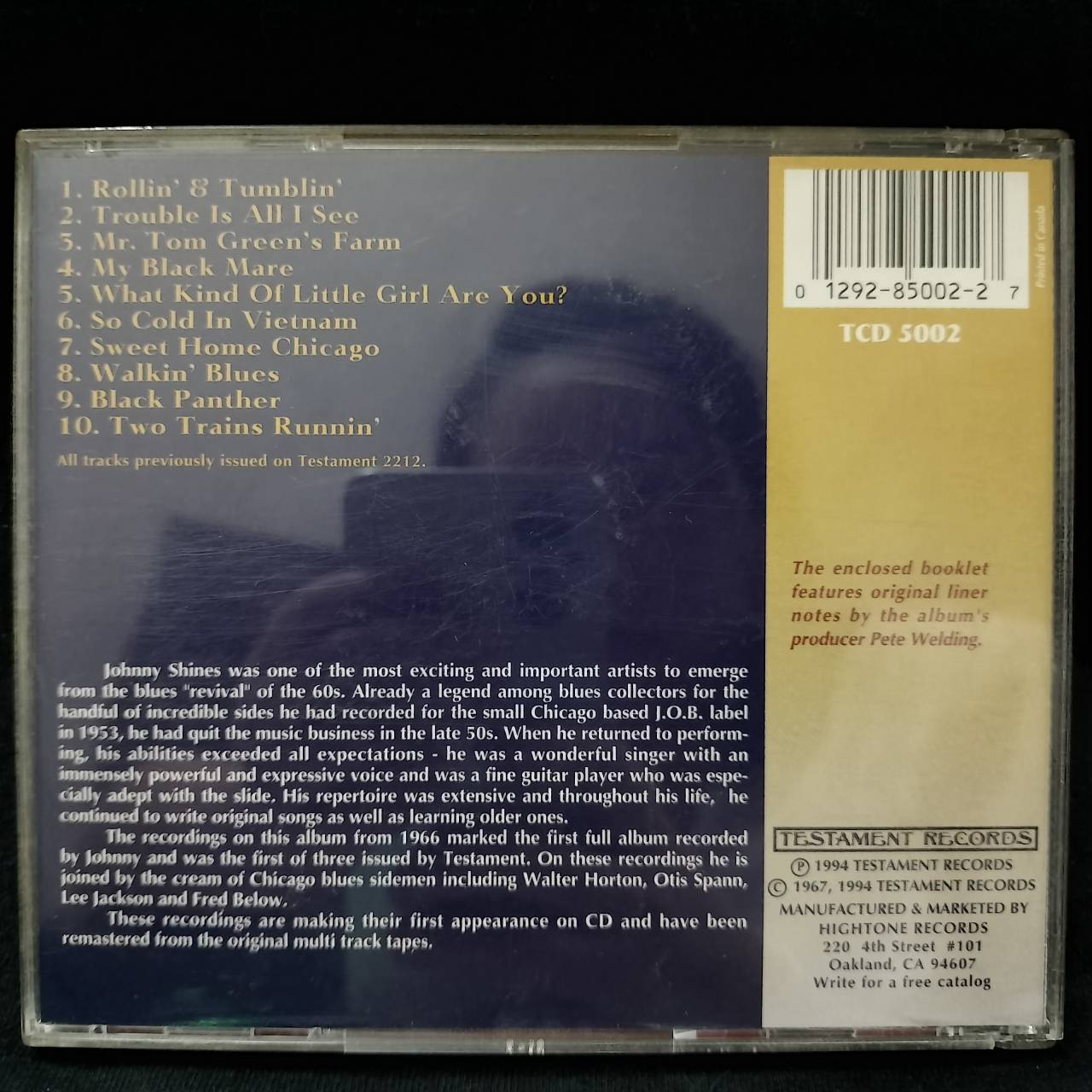 The Johnny Shines Band – Masters Of Modern Blues / USA / แผ่นสวย