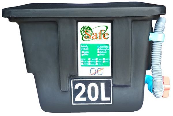 ถังดักไขมันใต้ซิ้งค์Safe ขนาด 20 ลิตร รุ่น UGT-20