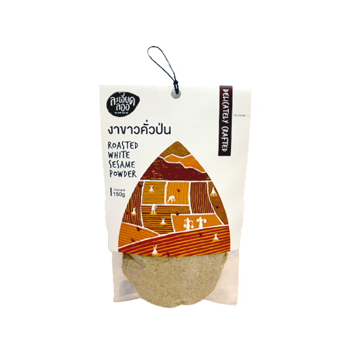 งาขาวคั่วป่น ตรา ละเอียดลออ Roasted White Sesame Powder 100 % 150 g. (05-9011)