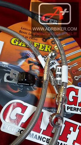 สายเบรคถักแสตนเลส Galfer หน้า และ หลัง สำหรับ Z1000 10-13