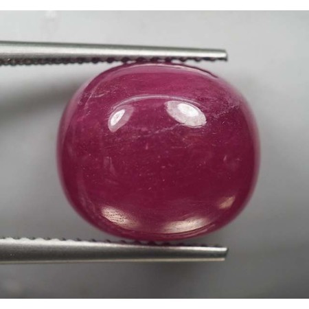 พลอยทับทิม (Ruby) 10.50 กะรัตสีแดงชมพู