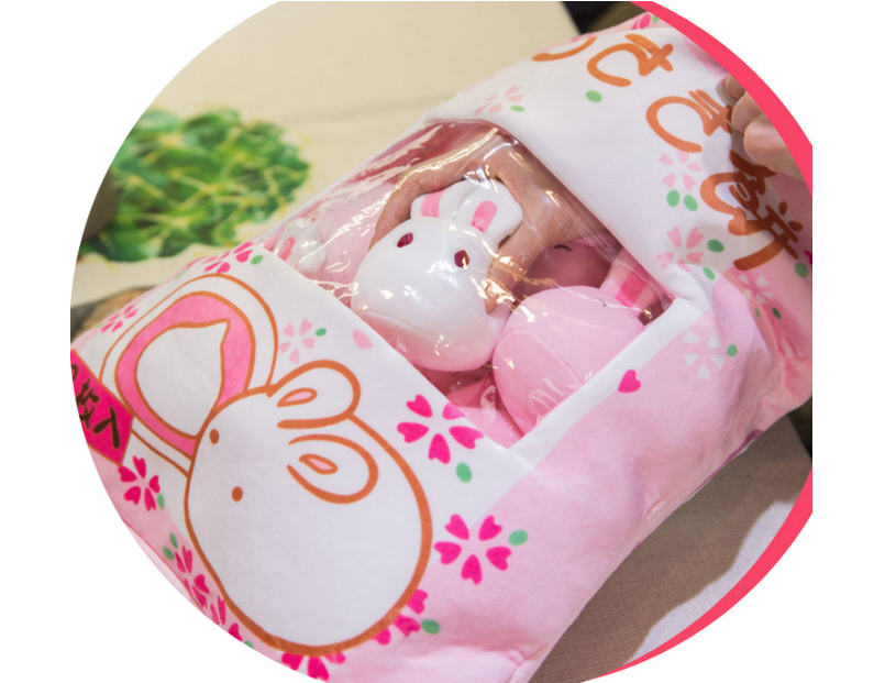 หมอนพุดดิ้ง,หมอนกระต่าย,หมอนพุดดิ้งราคาถูก,หมอนน่ารัก,หมอนอิงรูปถุงขนม