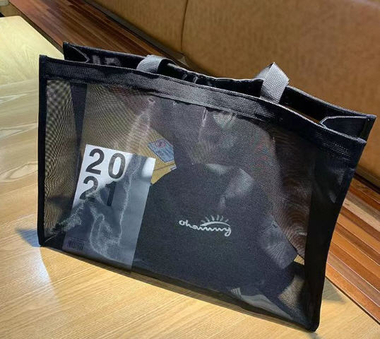 กระเป๋าถือ,กระเป๋าสะพาย,กระเป๋าตาข่าย,กระเป๋าแฟชั่น,กระเป๋าผ้าตาข่าย,ขนาด49*34*15cm