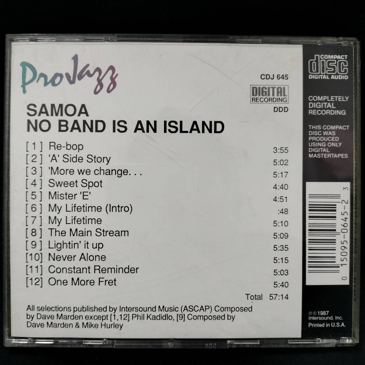 Samoa – No Band Is An Island / USA / แผ่นเป็นรอย