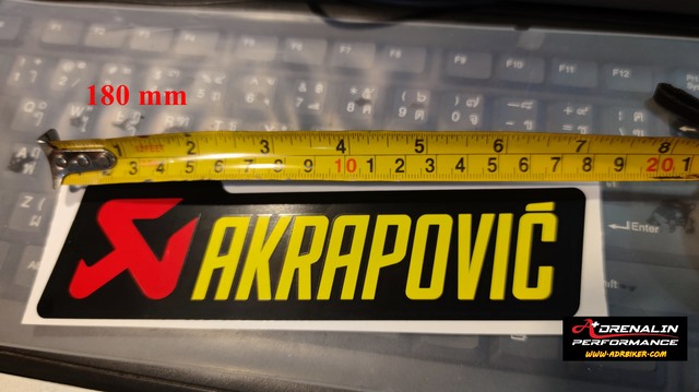 สติ๊กเกอร์ Akrapovic กันความร้อน ของแท้จากโรงงาน