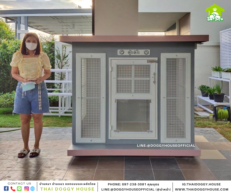 บ้านหมา แบบบ้าน BOX STYLE