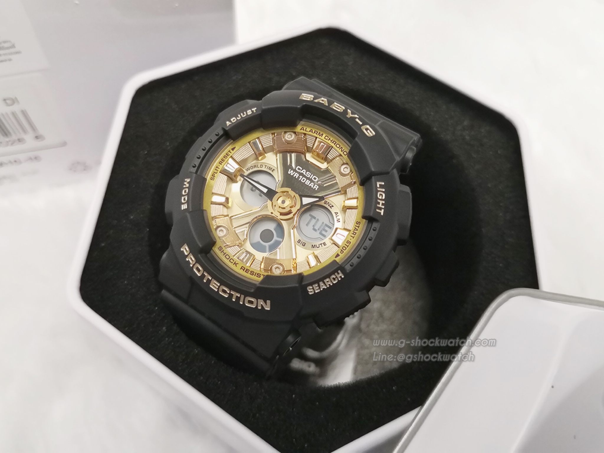 CASIO BABY-G นาฬิกาข้อมือ นาฬิกากันน้ำ นาฬิกาของแท้ ประกันศูนย์ CMG 1 ปี รุ่น BA-130-1A3