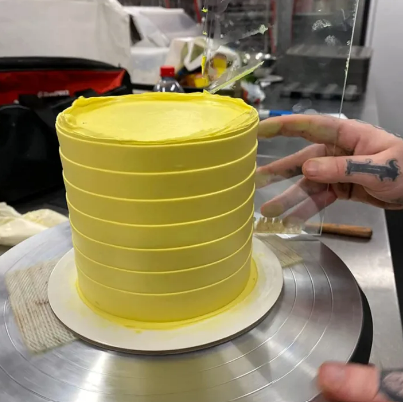 6 pcs Acrylic Cake Scraper/ Decorator แผ่นแต่งเค้กอะคริลิค 10 x 24 ซม. เซ็ท 6 ชิ้น (12-8050)